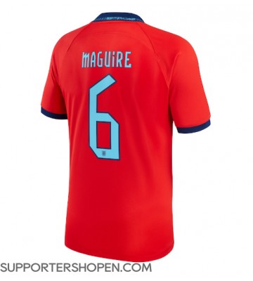 England Harry Maguire #6 Borta Matchtröja VM 2022 Kortärmad